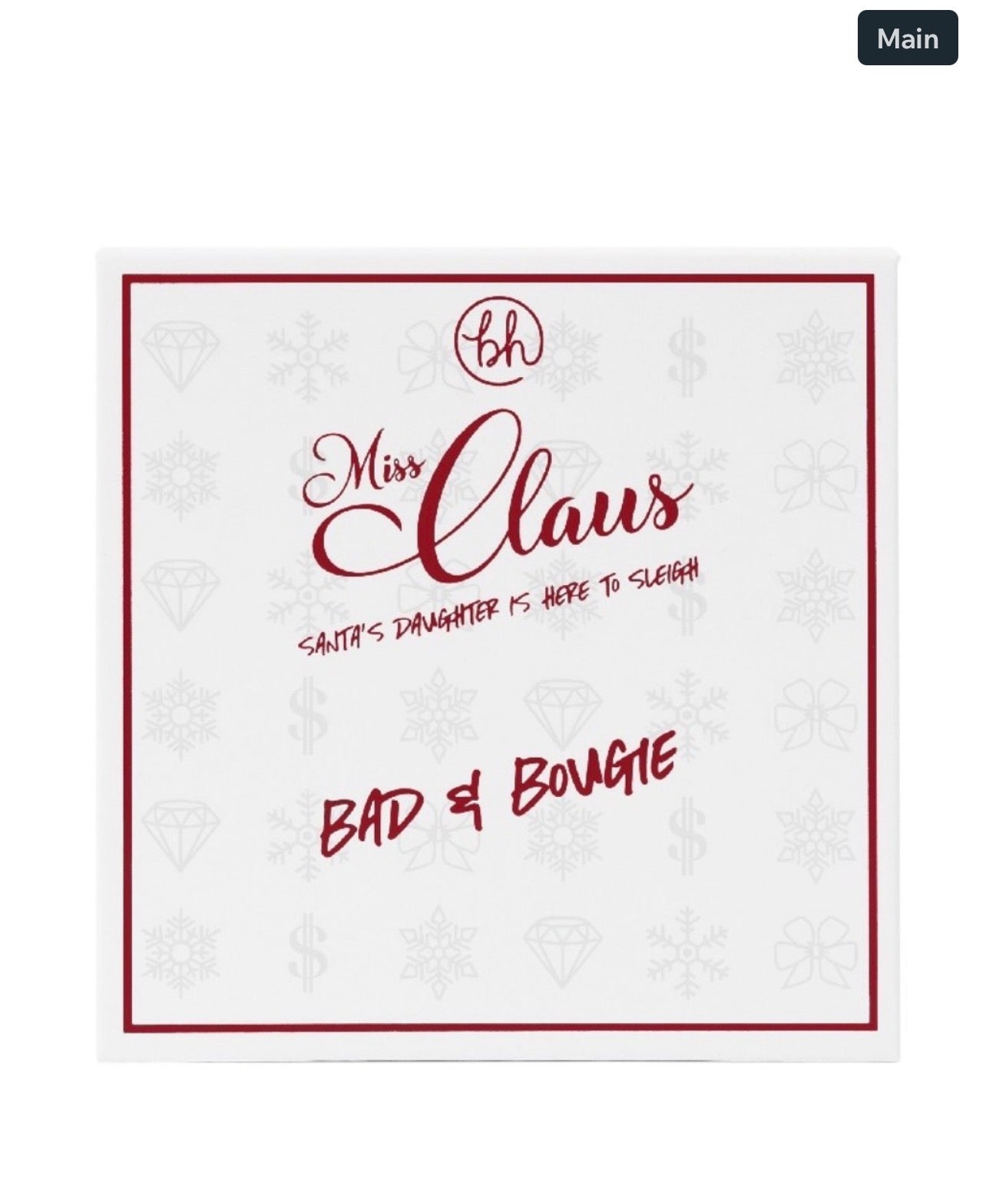 Bh cosmetics Miss Claus blush palette