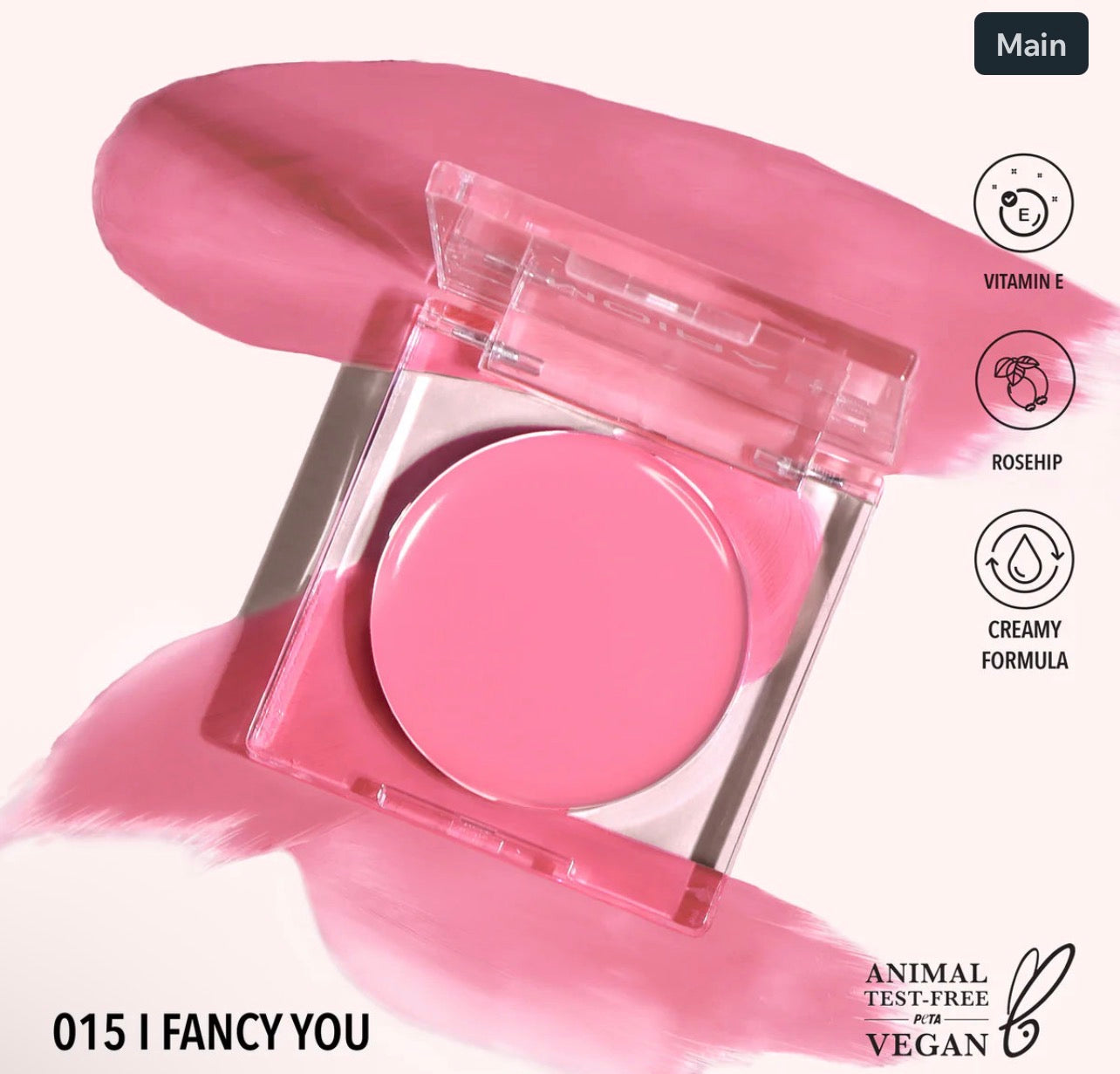 Moira LOVEHEAT CREAM BLUSH (015, I FANCY YOU)
