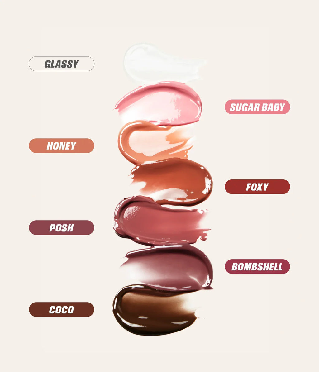 Huda Beauty FAUX FILLER EXTRA SHINE LIP GLOSS foxy