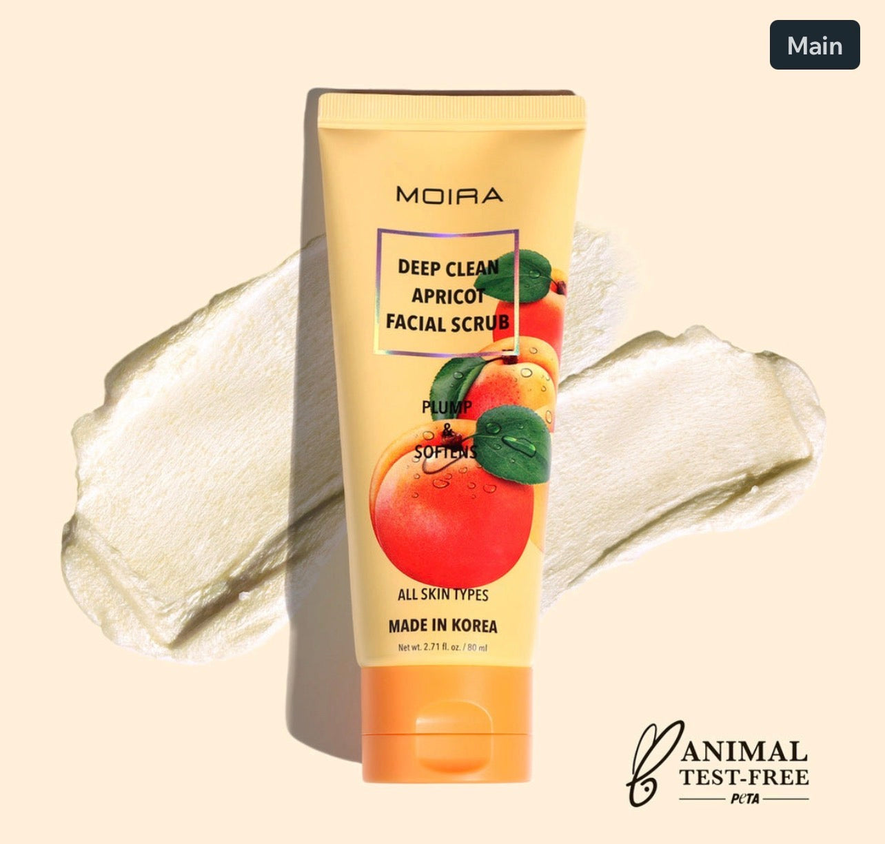 Moira Deep Clean Apricot Facial Scrub