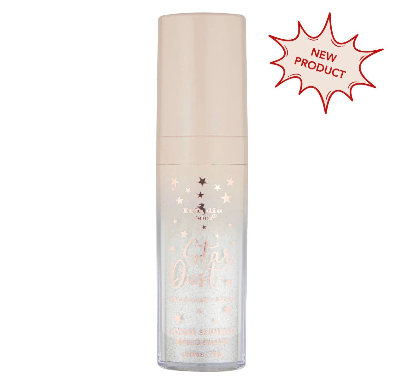 Italia deluxe Star Dust - Loose Shimmer for Face, Hair, & Body