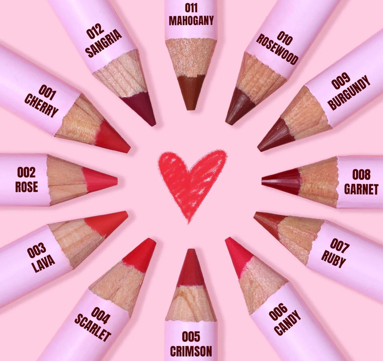 Moira FLIRTY LIP PENCIL (007, RUBY)