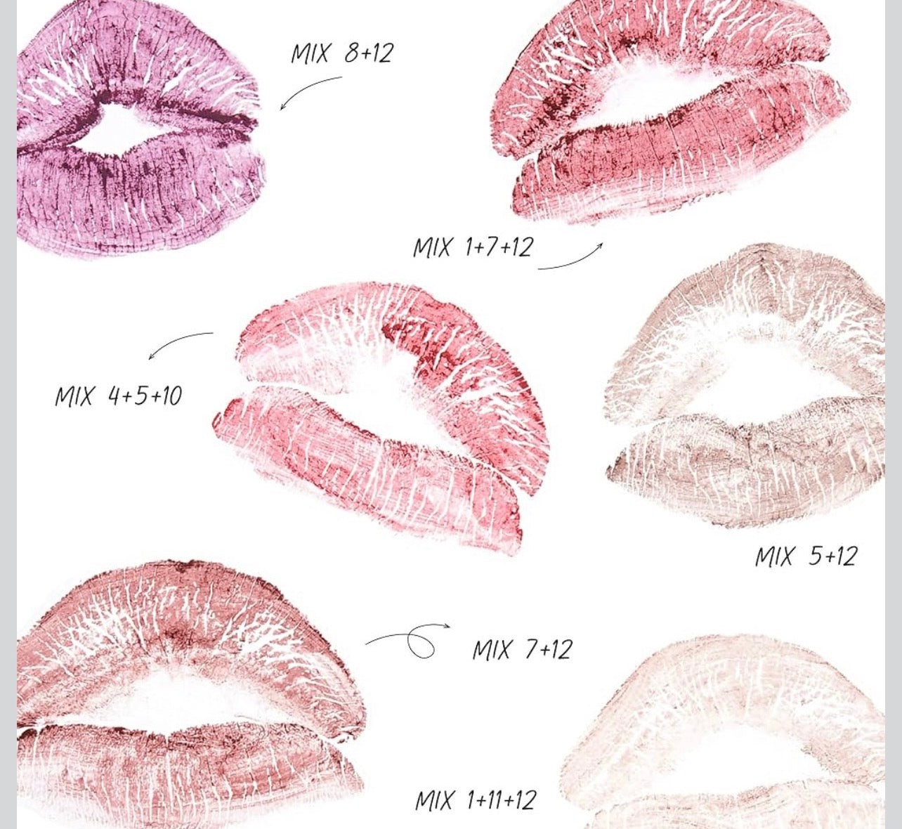 Kara Beauty Mua Matte Lip Palette 12Shades
