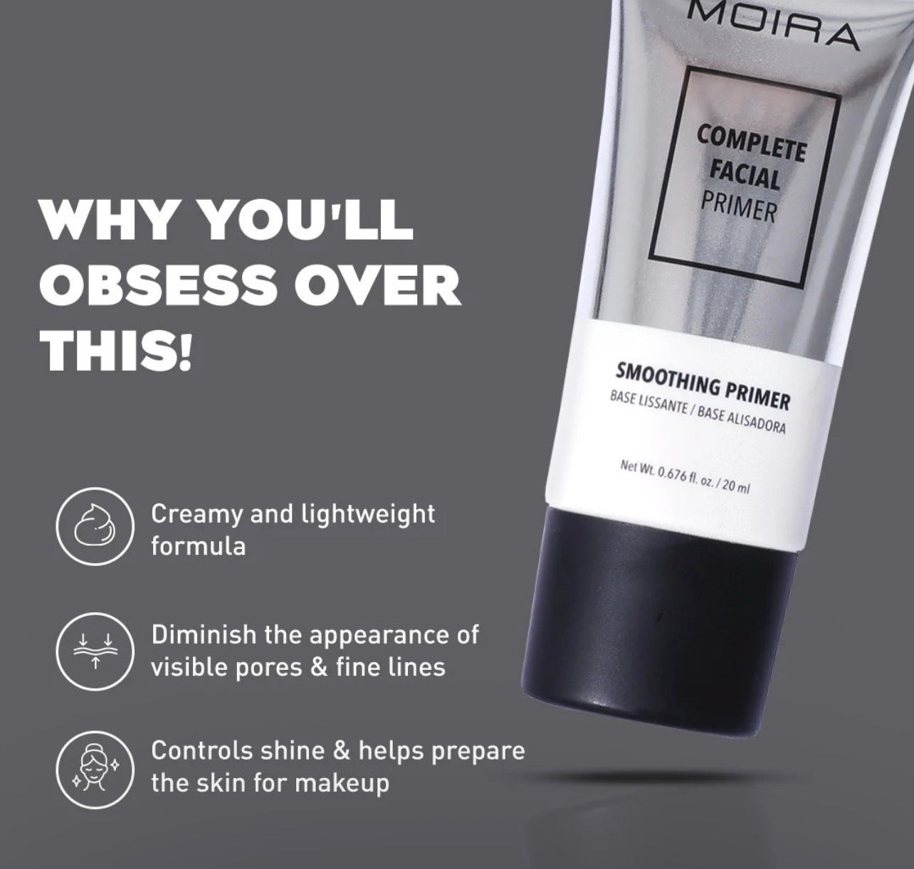 Moira Complete Facial Primer (001 Smoothing)