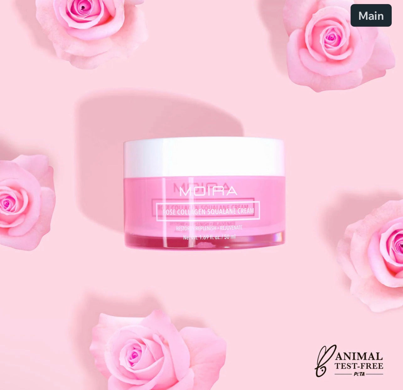Moira ROSE COLLAGEN SQUALANE CREAM