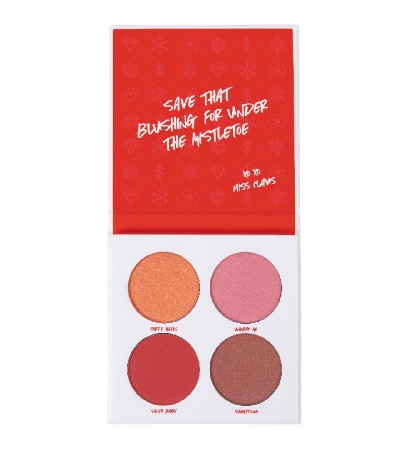 Bh cosmetics Miss Claus blush palette