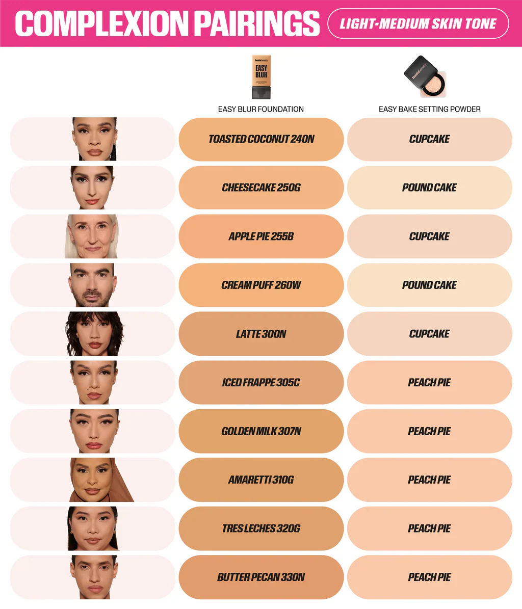Huda Beauty EASY BLUR NATURAL AIRBRUSH FOUNDATION WITH NIACINAMIDE