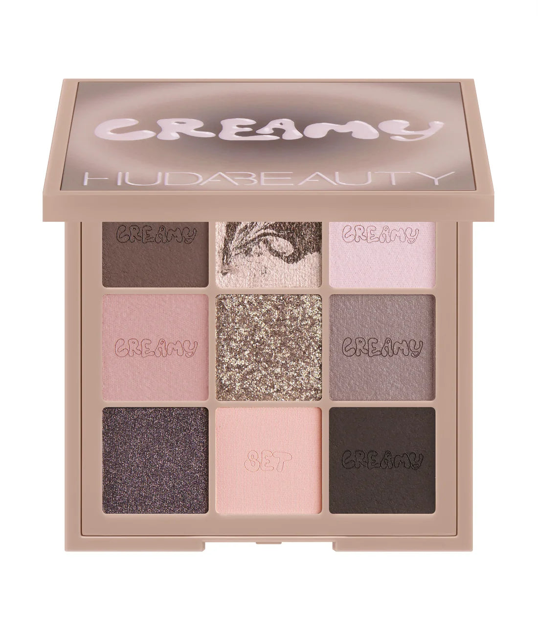 Huda Beauty CREAMY OBSESSIONS EYESHADOW PALETTE Greige