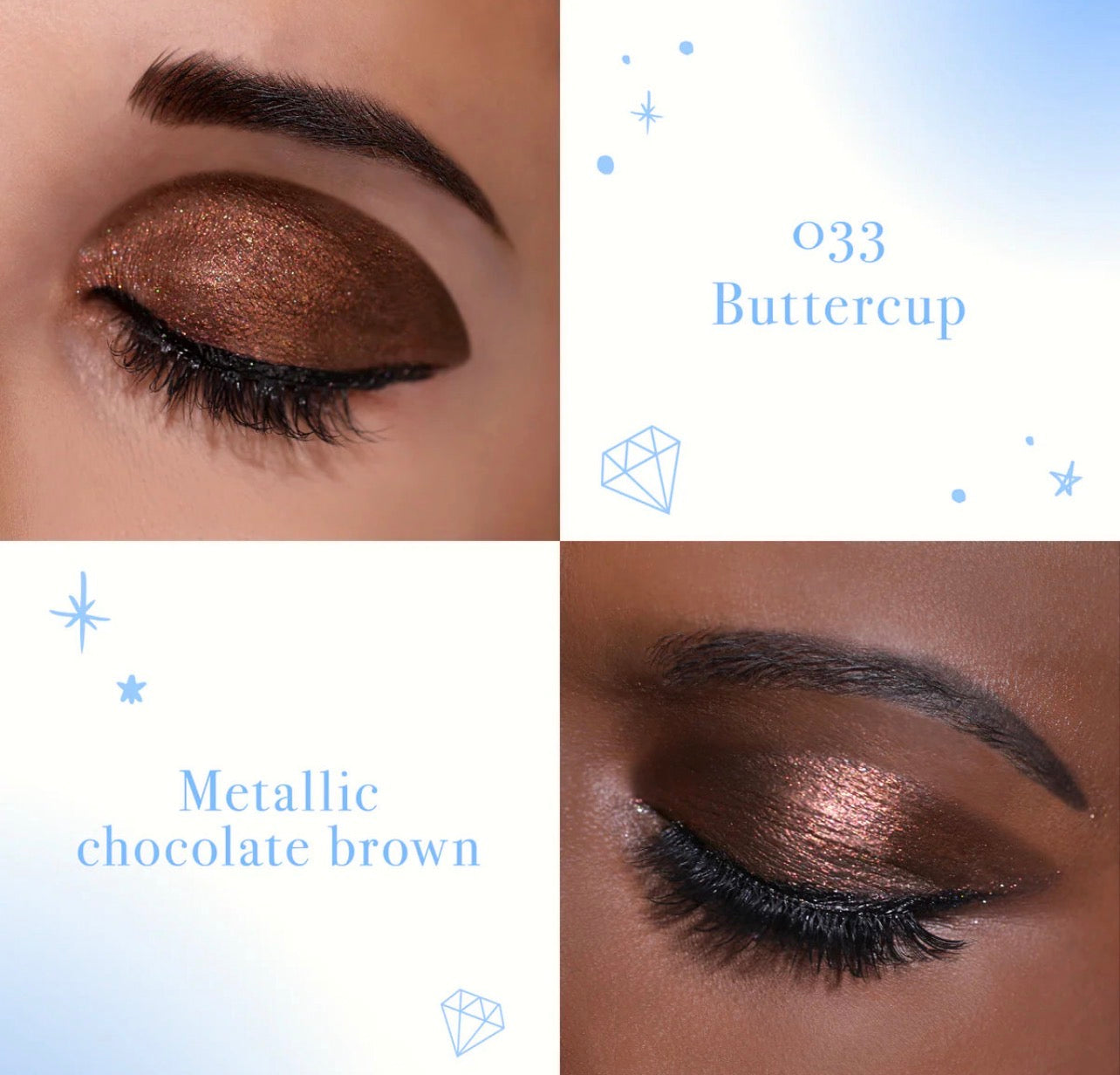 Moira DIAMOND DAZE LIQUID SHADOW (033, BUTTERCUP)