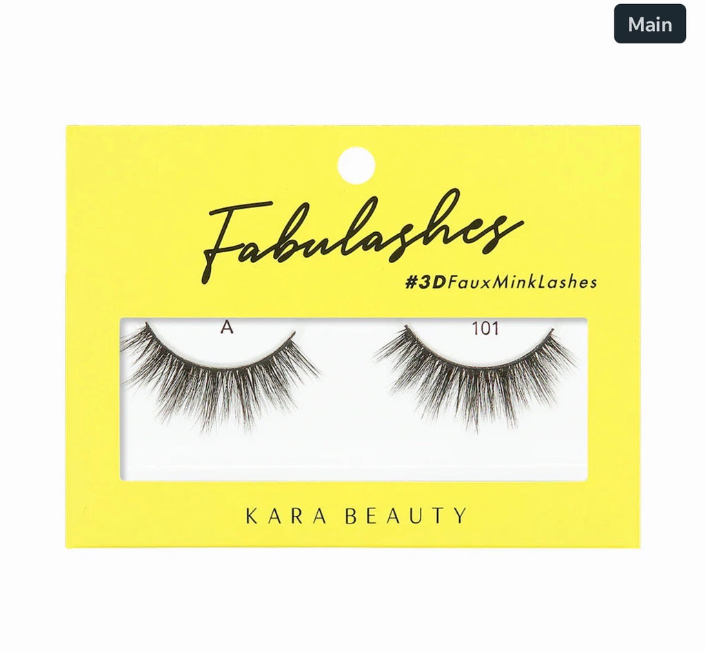 Kara beauty 3D Faux Mink False Eyelashes Style a 101