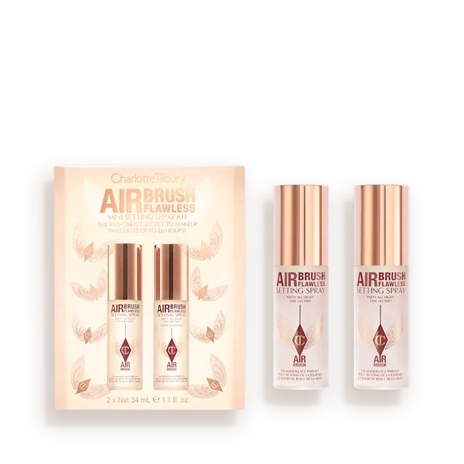 Charlotte Tibury AIRBRUSH FLAWLESS MINI SETTING SPRAY KIT