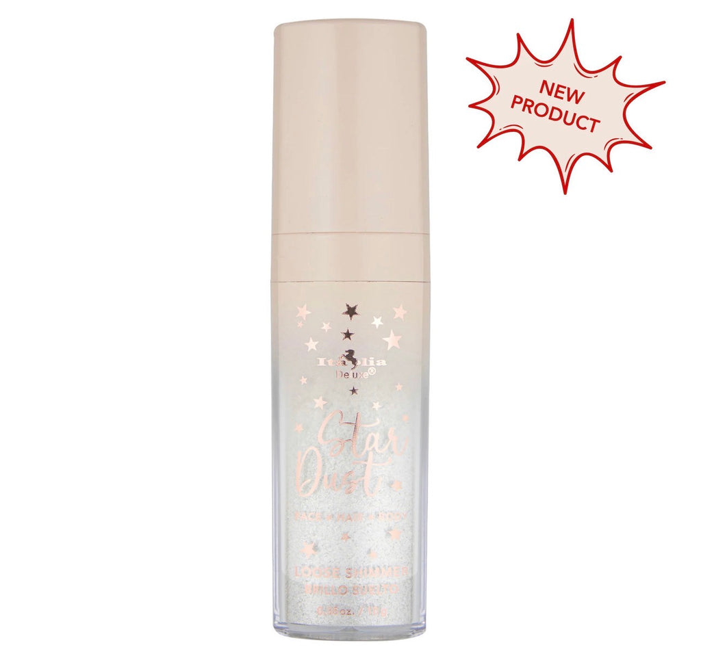 Italia dulex Star Dust - Loose Shimmer for Face, Hair, & Body  shade :super star