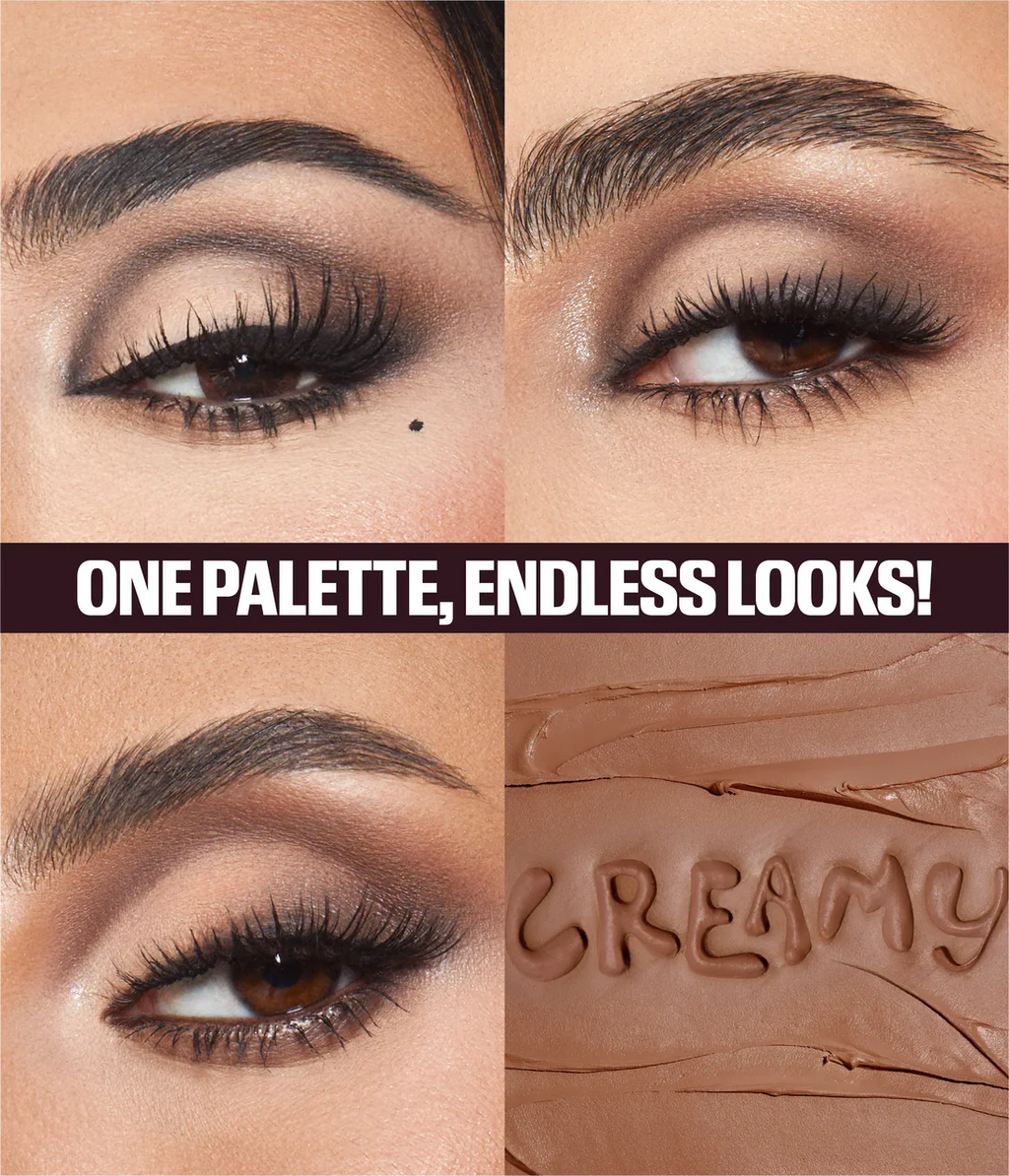 Huda Beauty CREAMY OBSESSIONS EYESHADOW PALETTE Neutral Brown