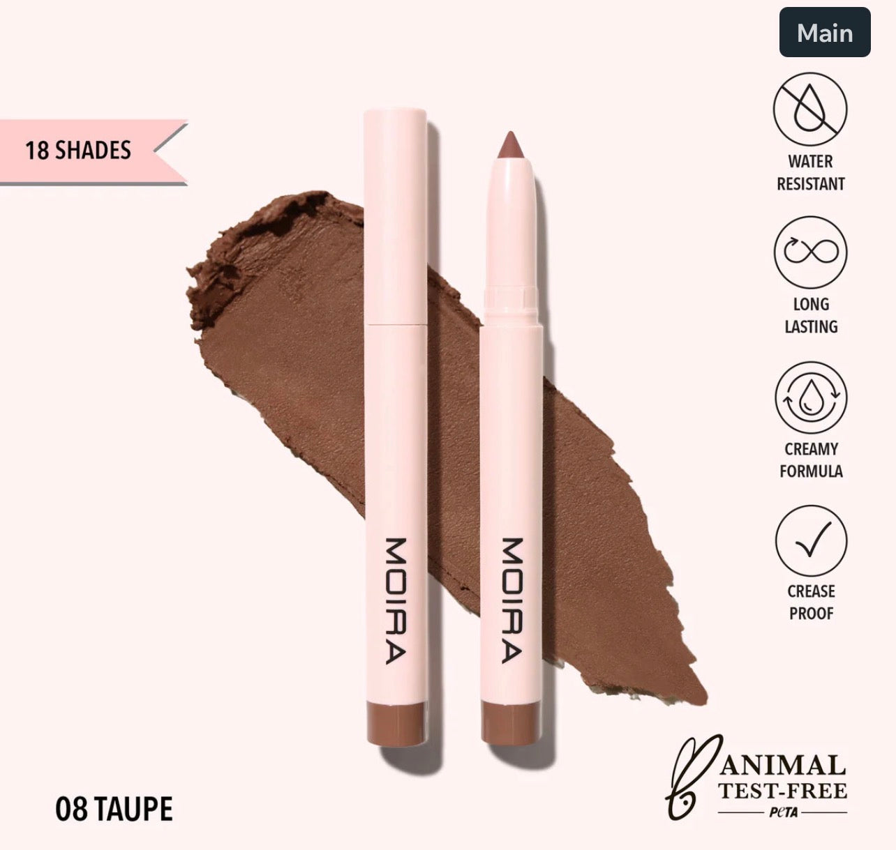 Moira AT GLANCE STICK SHADOW (008, TAUPE)