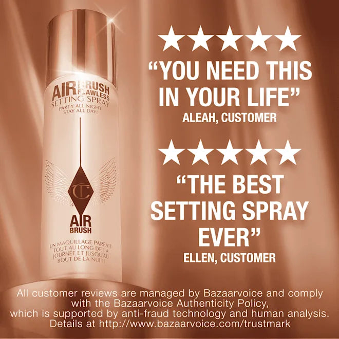 Charlotte Tibury AIRBRUSH FLAWLESS MINI SETTING SPRAY KIT