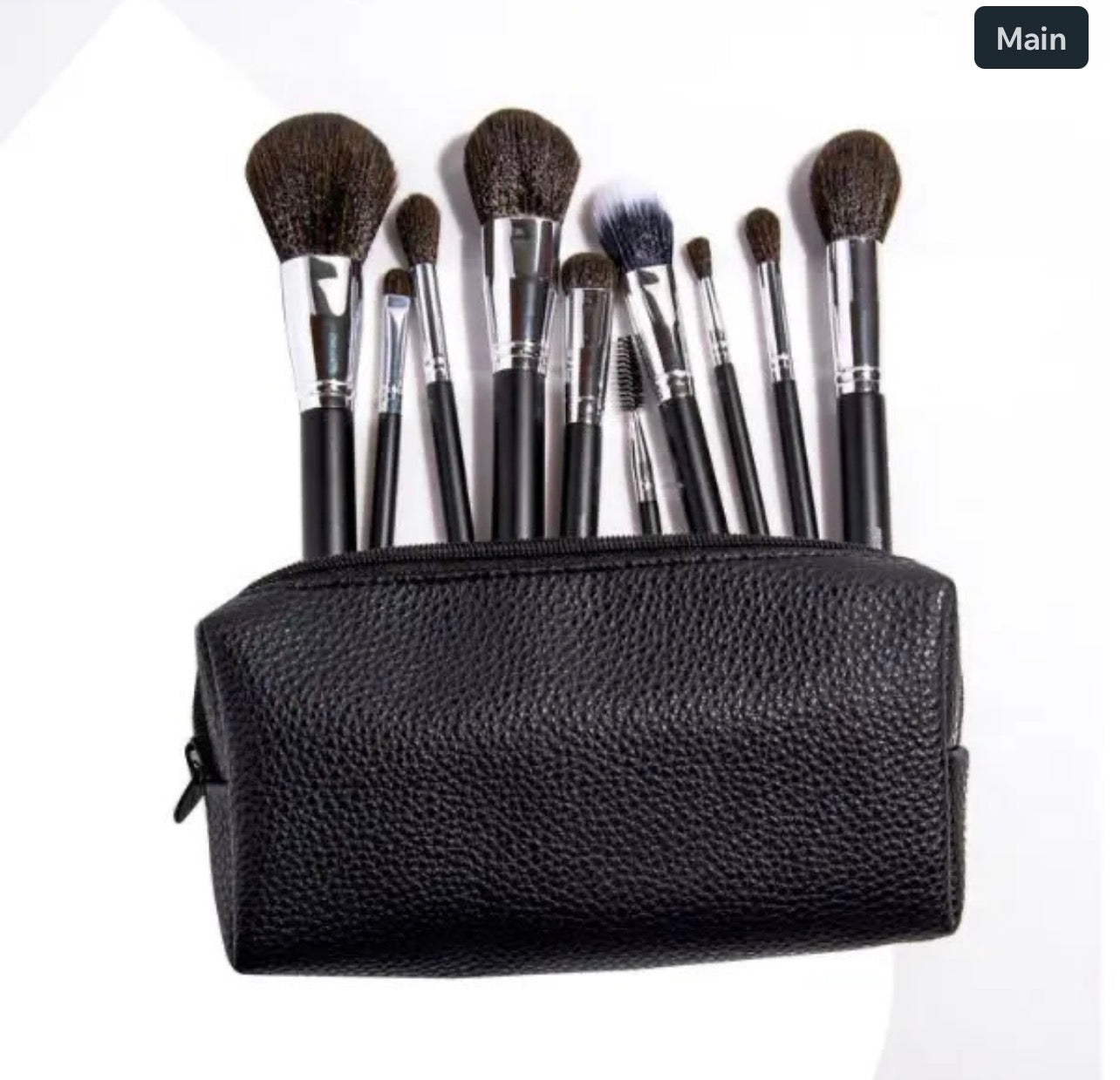 bh cosmetics Ultimate Essentials 10 Piece Face and Eye Brush Set with Bag 1's