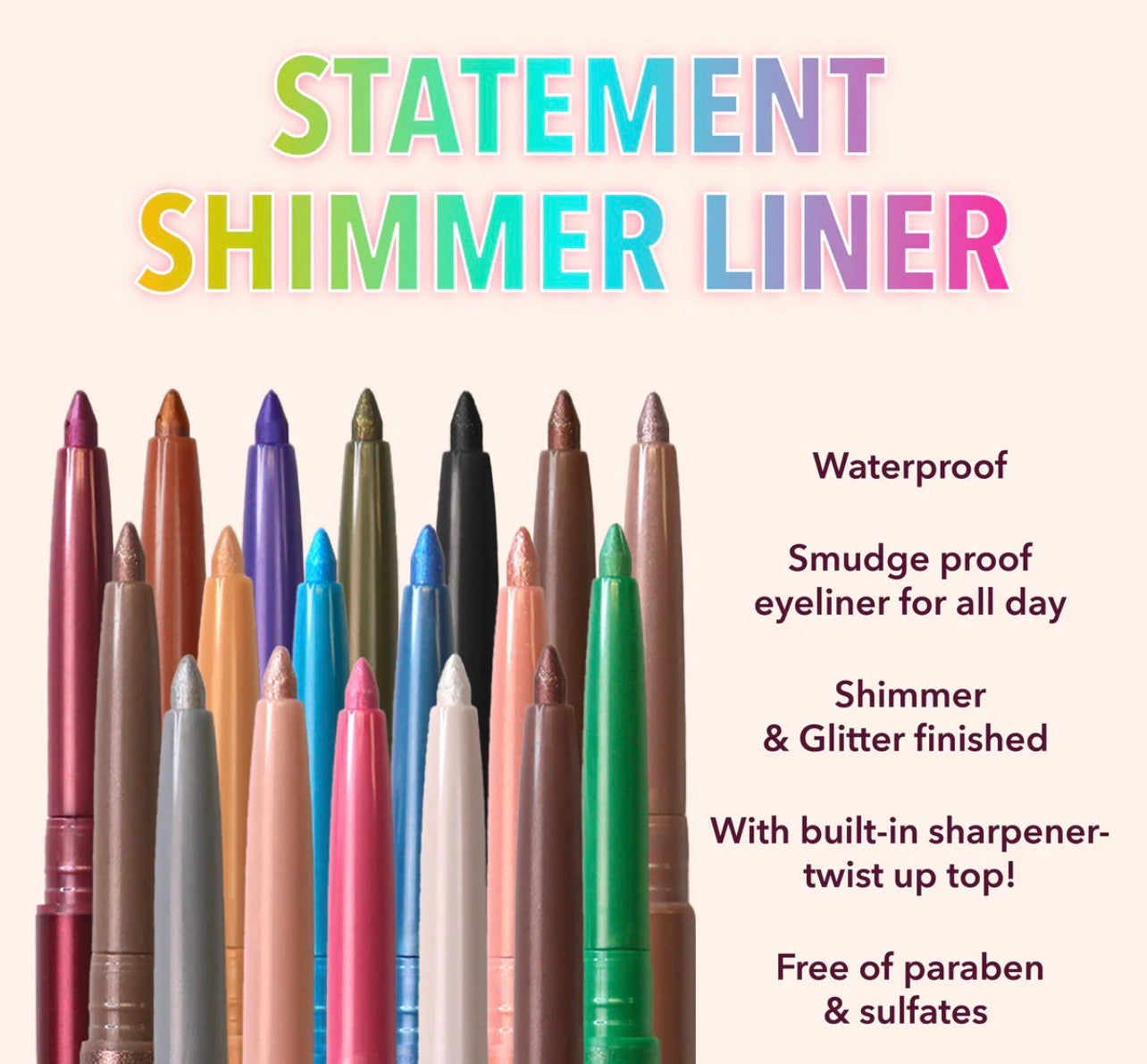MOIRA- STATEMENT SHIMMER LINER 003, WHITE PEARL