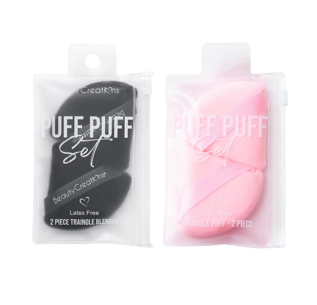 Beauty creations PUFF PUFF SET (2 PIECES) black