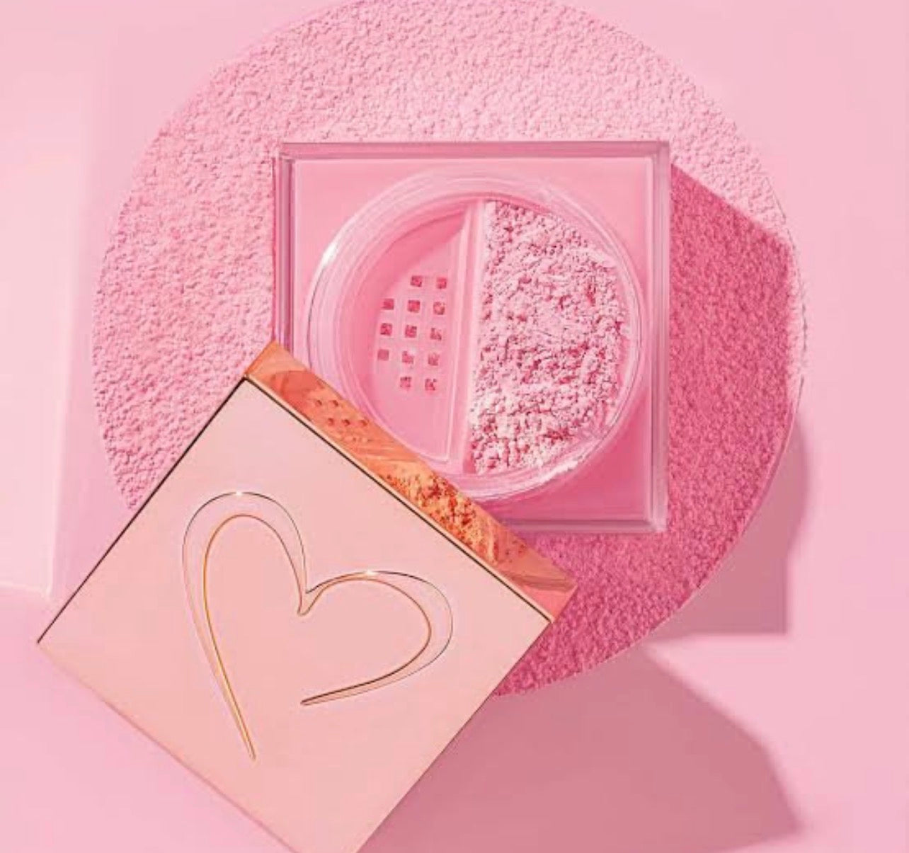 Beauty creations loose powder pink