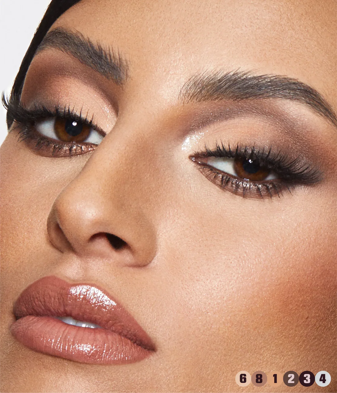 Huda Beauty CREAMY OBSESSIONS EYESHADOW PALETTE Neutral Brown