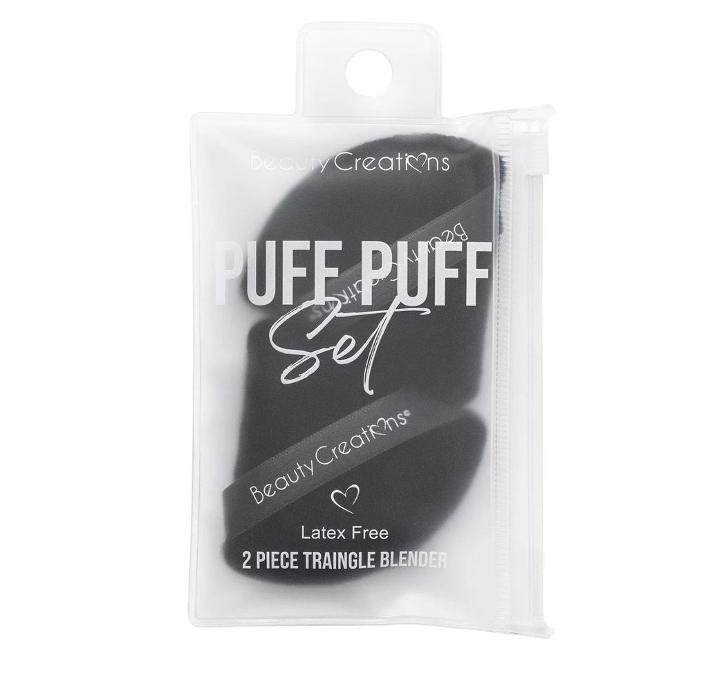 Beauty creations PUFF PUFF SET (2 PIECES) black