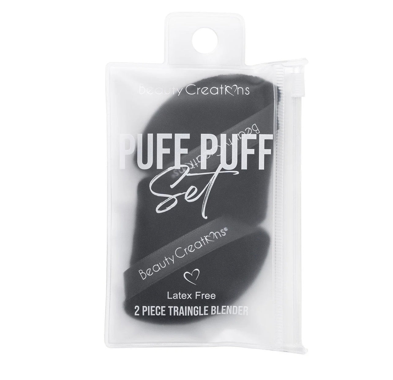 Beauty creations PUFF PUFF SET (2 PIECES) black