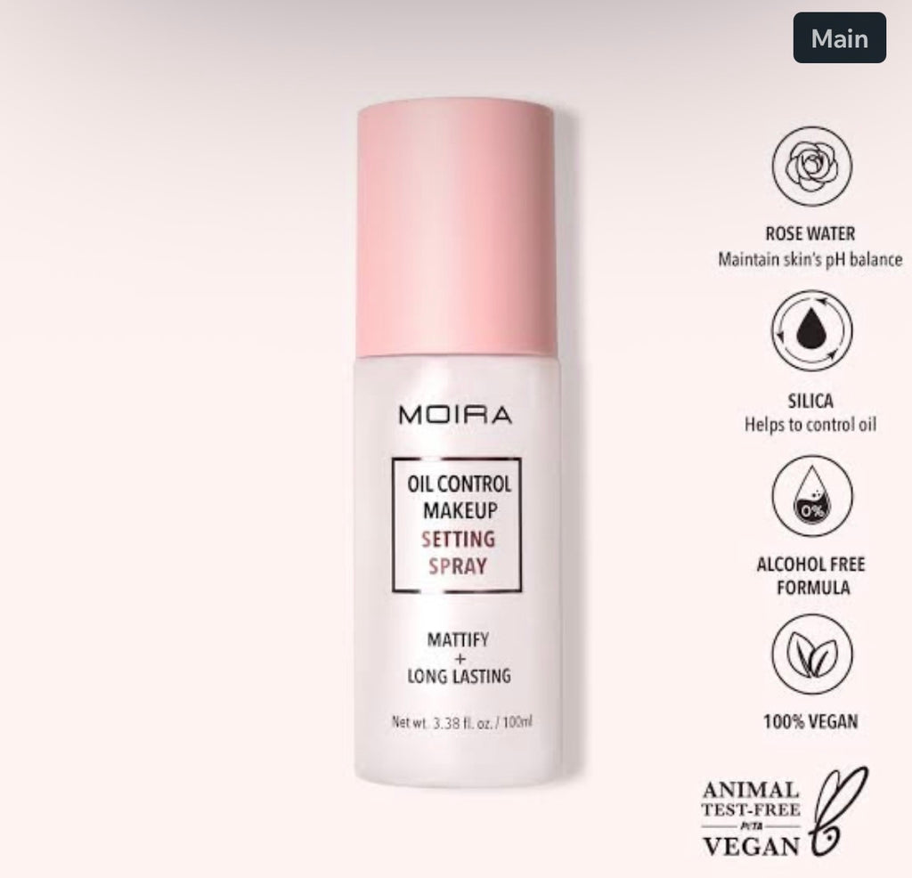 Moira Beauty Oil Control Makeup Setting Spray