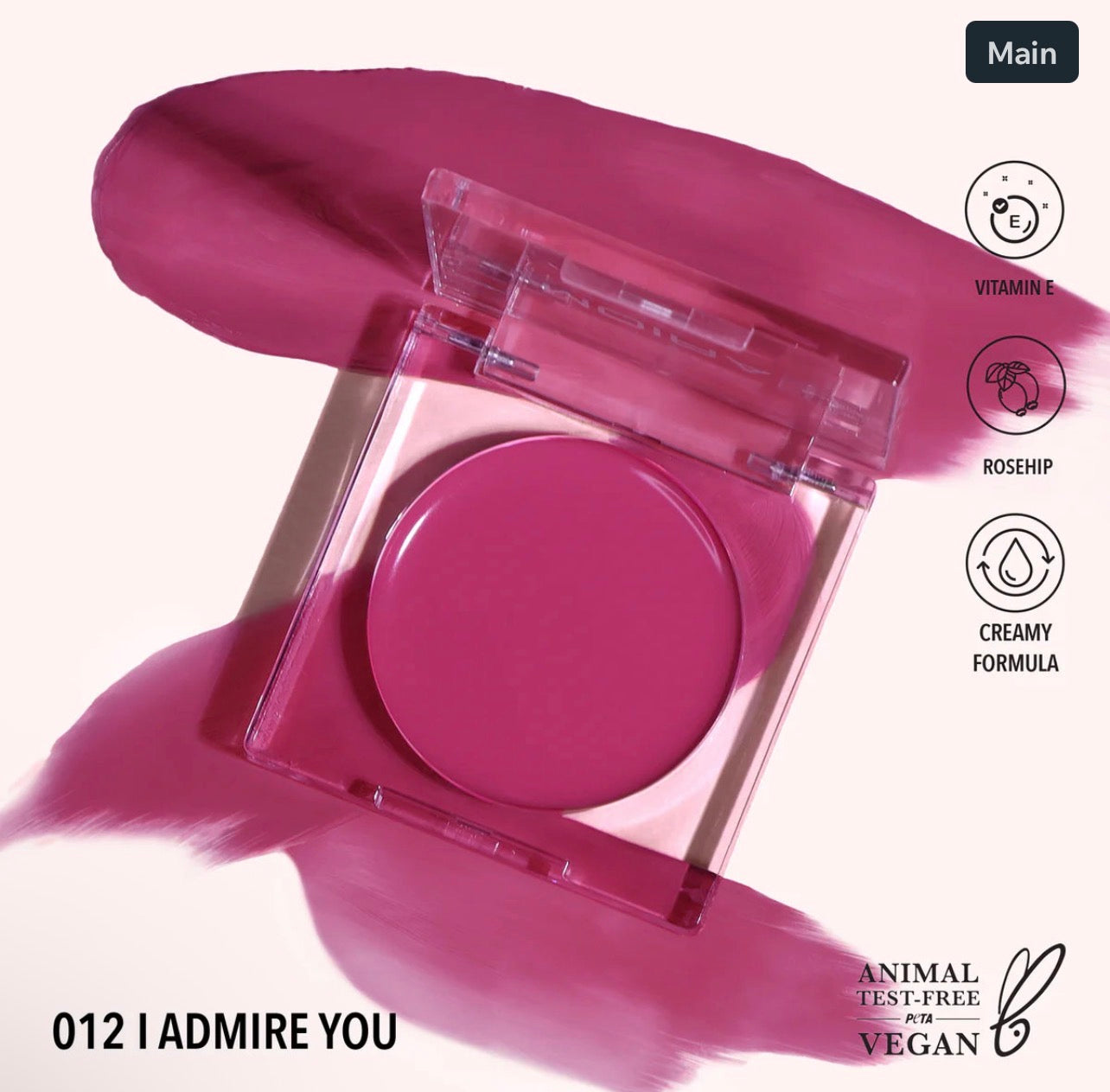 Moira LOVEHEAT CREAM BLUSH (012, I ADMIRE YOU)
