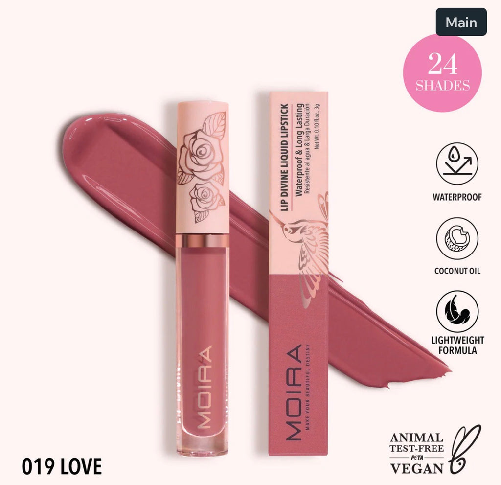 Moira LIP DIVINE LIQUID LIPSTICK (019, LOVE)