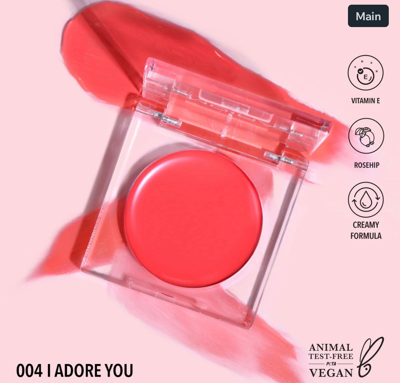 LOVEHEAT CREAM BLUSH (004, I ADORE YOU)