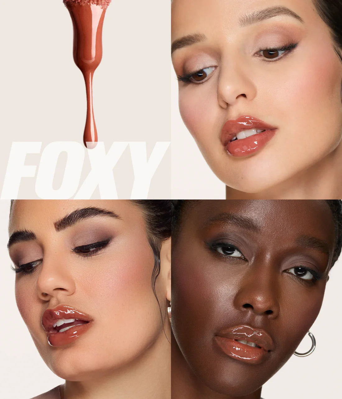 Huda Beauty FAUX FILLER EXTRA SHINE LIP GLOSS foxy