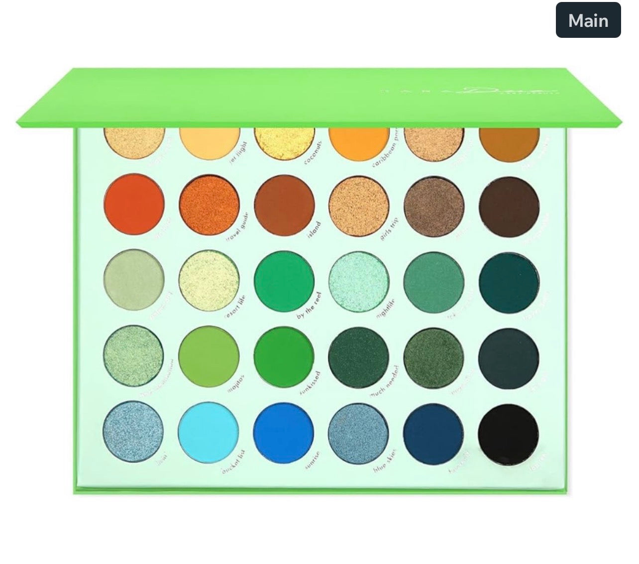 Kara beauty PRO20 FROM MIAMI TO BAHAMAS 30-Shades Creative Beauty Palette -VEGAN