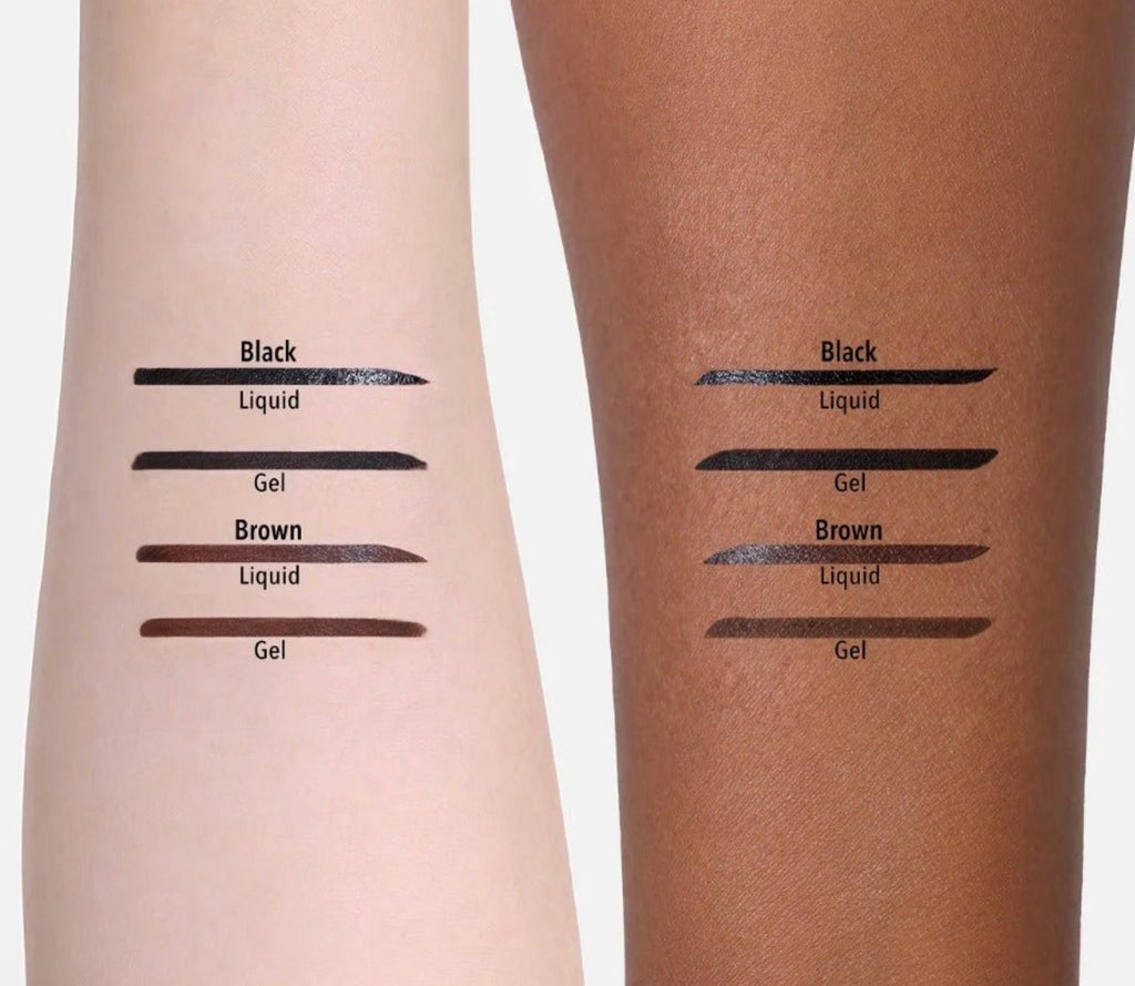 Moira Double Ended Gel & Liquid Eyeliner COLOR: BROWN