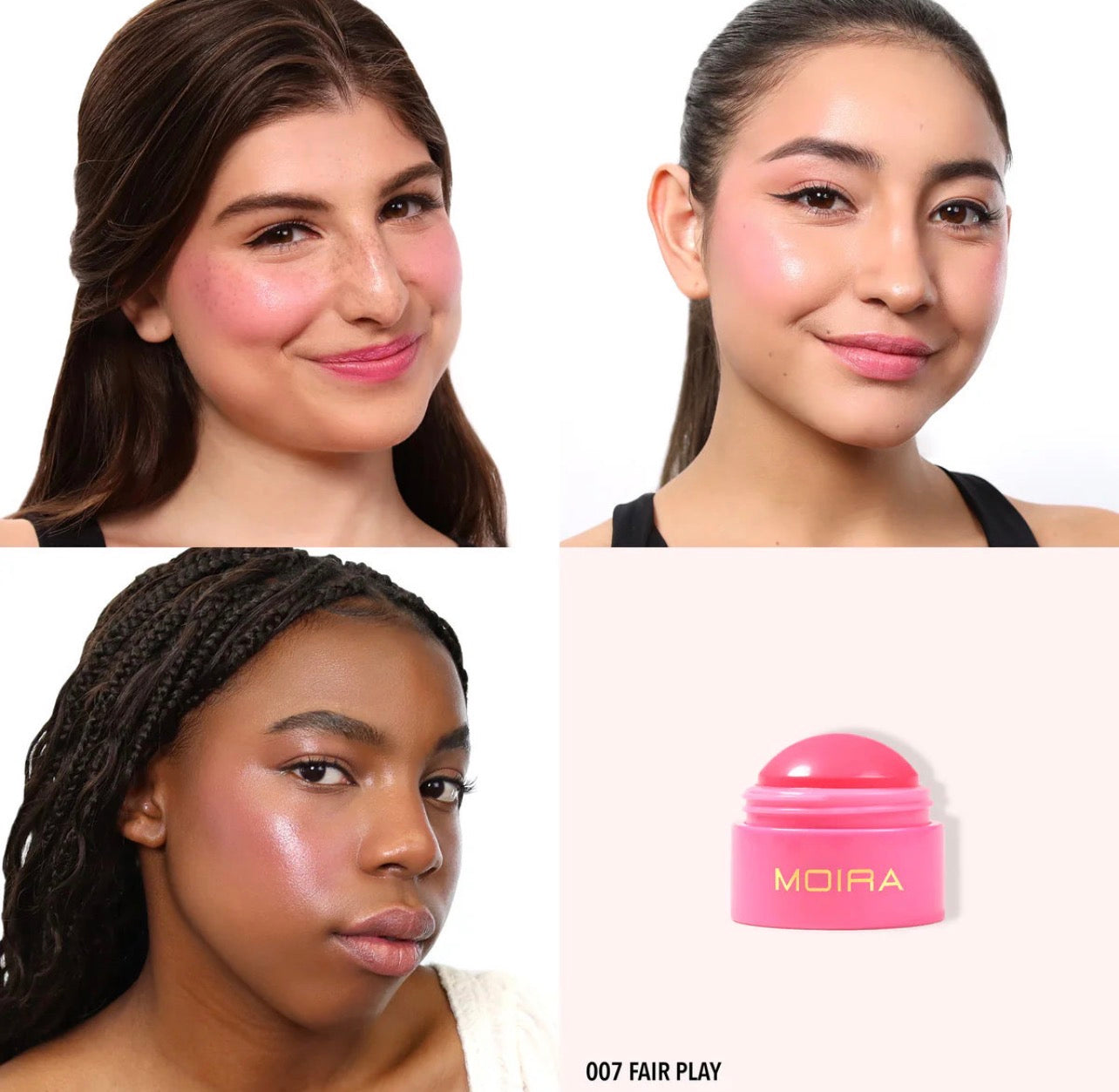 Moira SOFT BLUSH BALM (007, FAIR PLAY)