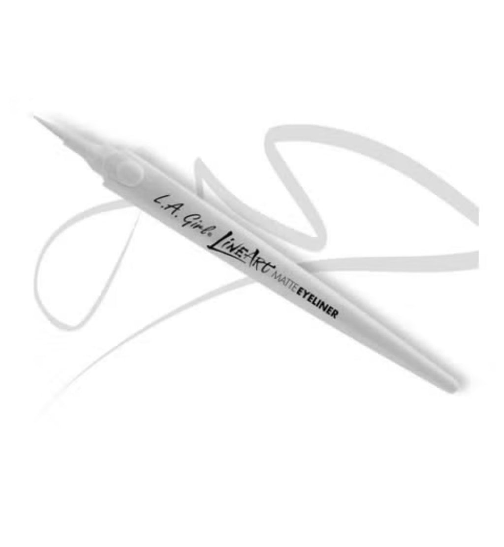 La girl Line Art Matte Eyeliner 715 Pure White