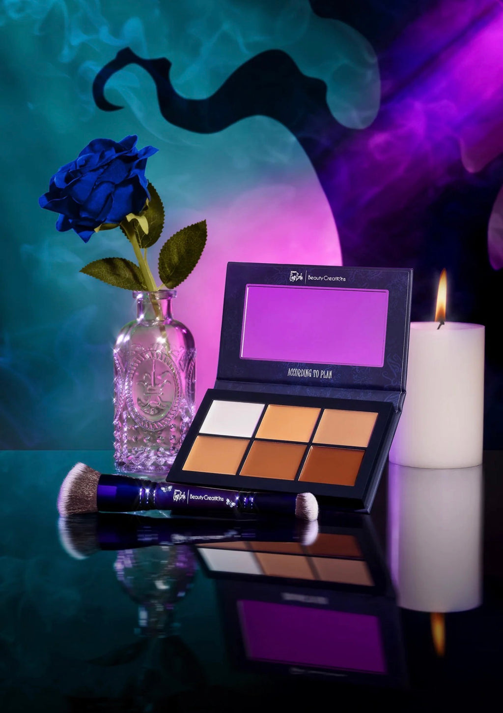 TIM BURTON'S CORPSE BRIDE X BEAUTY CREATIONS ACCORDING TO PLAN CREAM CONTOUR PALLET