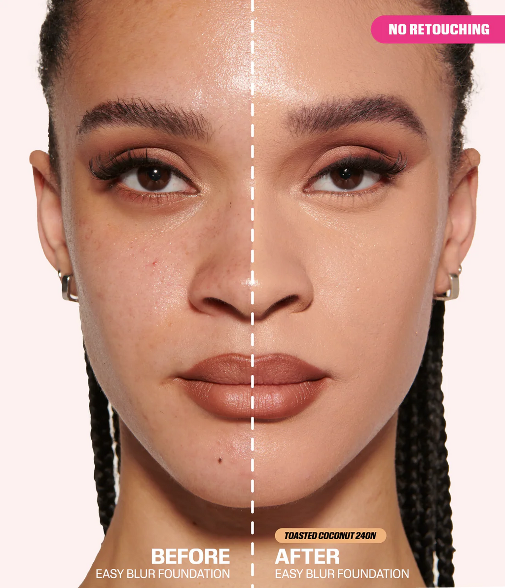 EASY BLUR NATURAL AIRBRUSH FOUNDATION WITH NIACINAMIDE   Toasted Coconut 240N