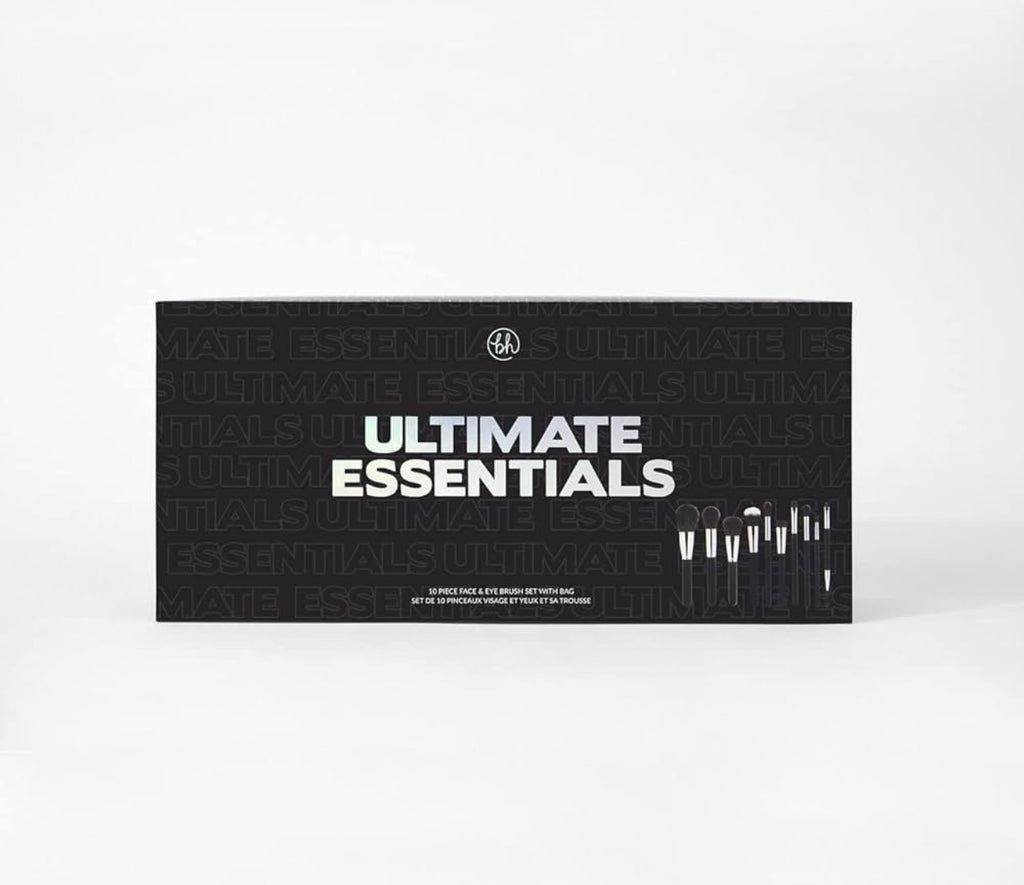bh cosmetics Ultimate Essentials 10 Piece Face and Eye Brush Set with Bag 1's