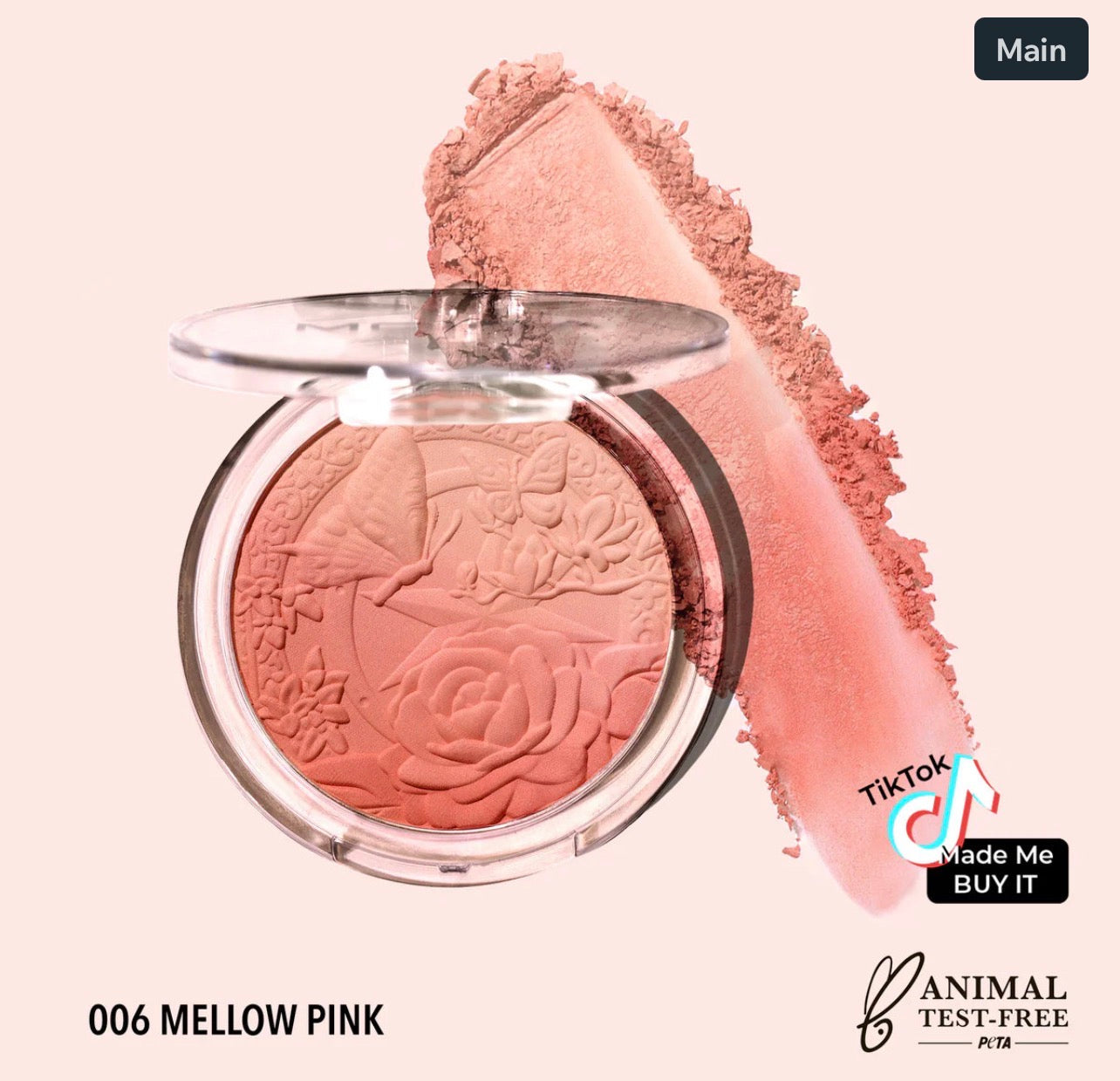 Moira SIGNATURE OMBRE BLUSH (006, MELLOW PINK)