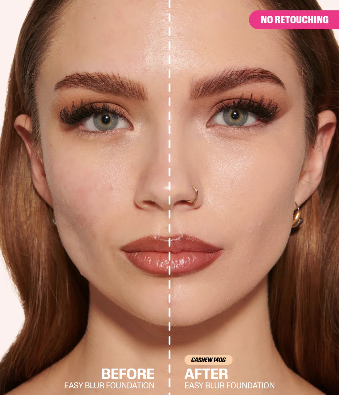 EASY BLUR NATURAL AIRBRUSH FOUNDATION WITH NIACINAMIDE   Cashew 140G