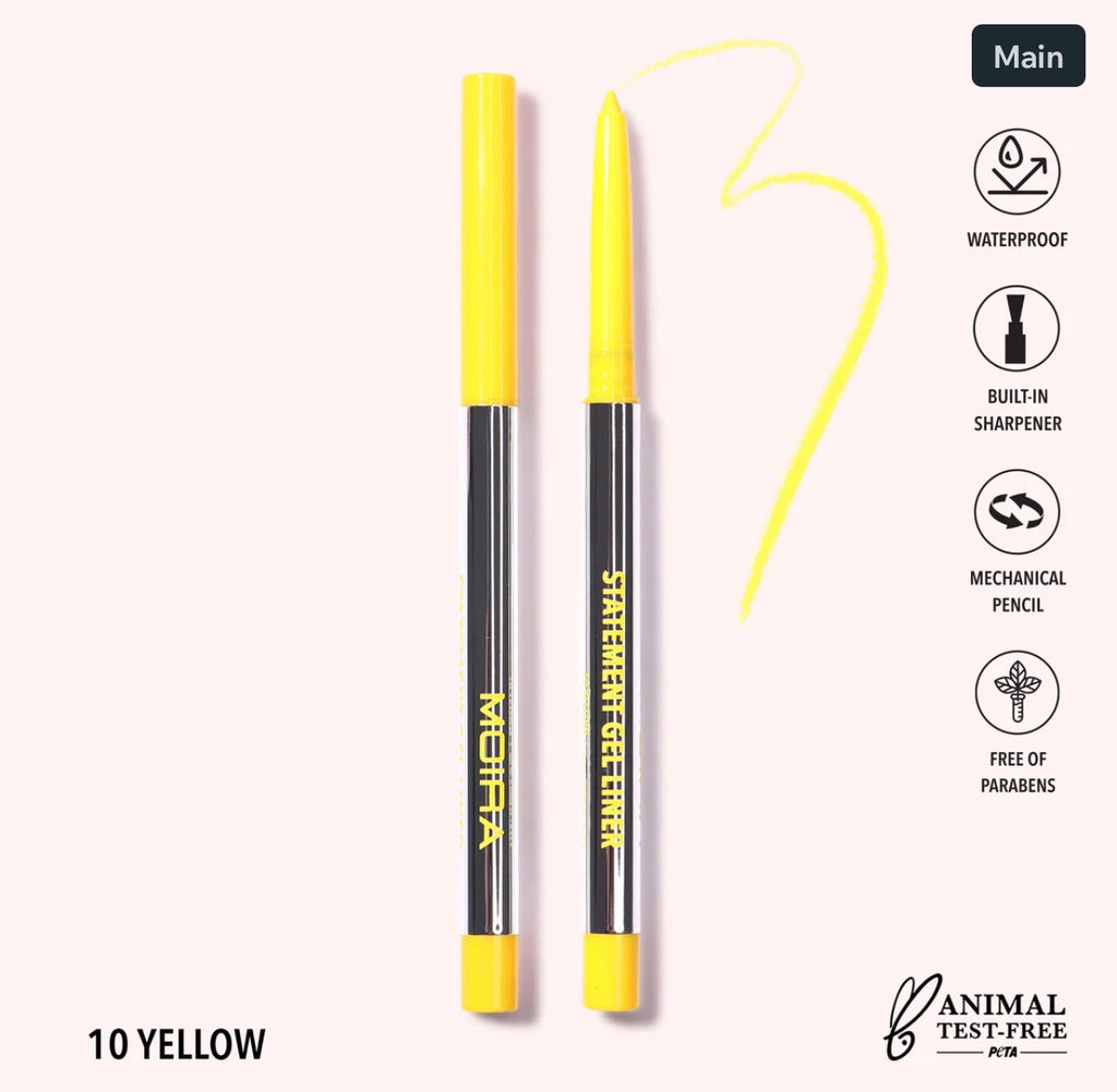 Moira STATEMENT GEL LINER (010, YELLOW)