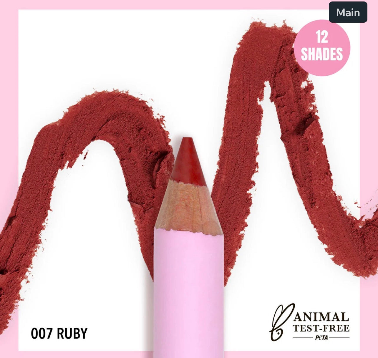 Moira FLIRTY LIP PENCIL (007, RUBY)