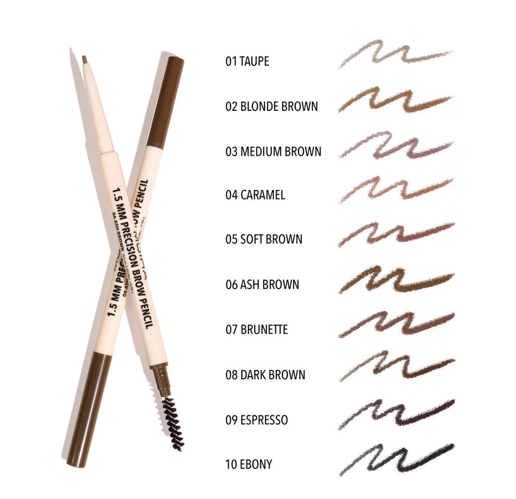 Moira eye brow pencil shade medium brown