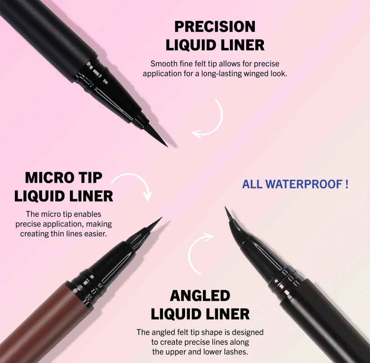 ANGLED LIQUID LINER (001, BLACK)