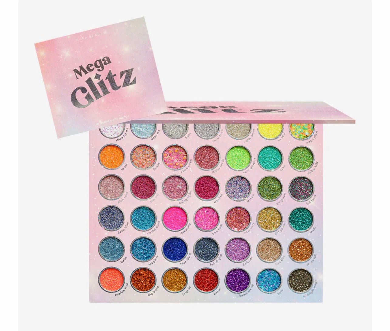 Kara beauty Mega Glitz Pressed Palette