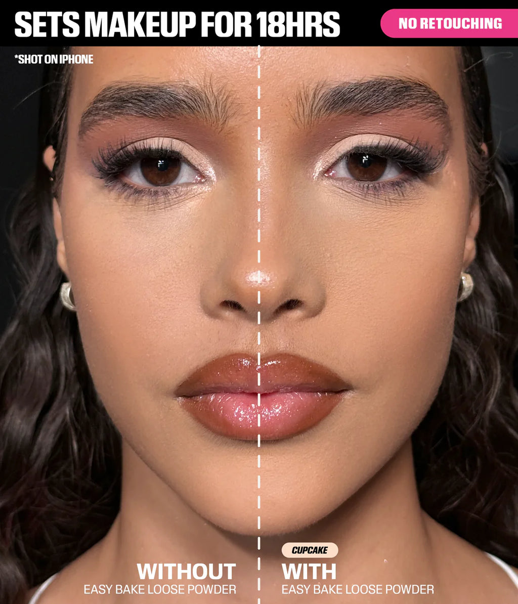 Huda Beauty EASY BAKE LOOSE BAKING & SETTING POWDER  Cherry Blossom Cake