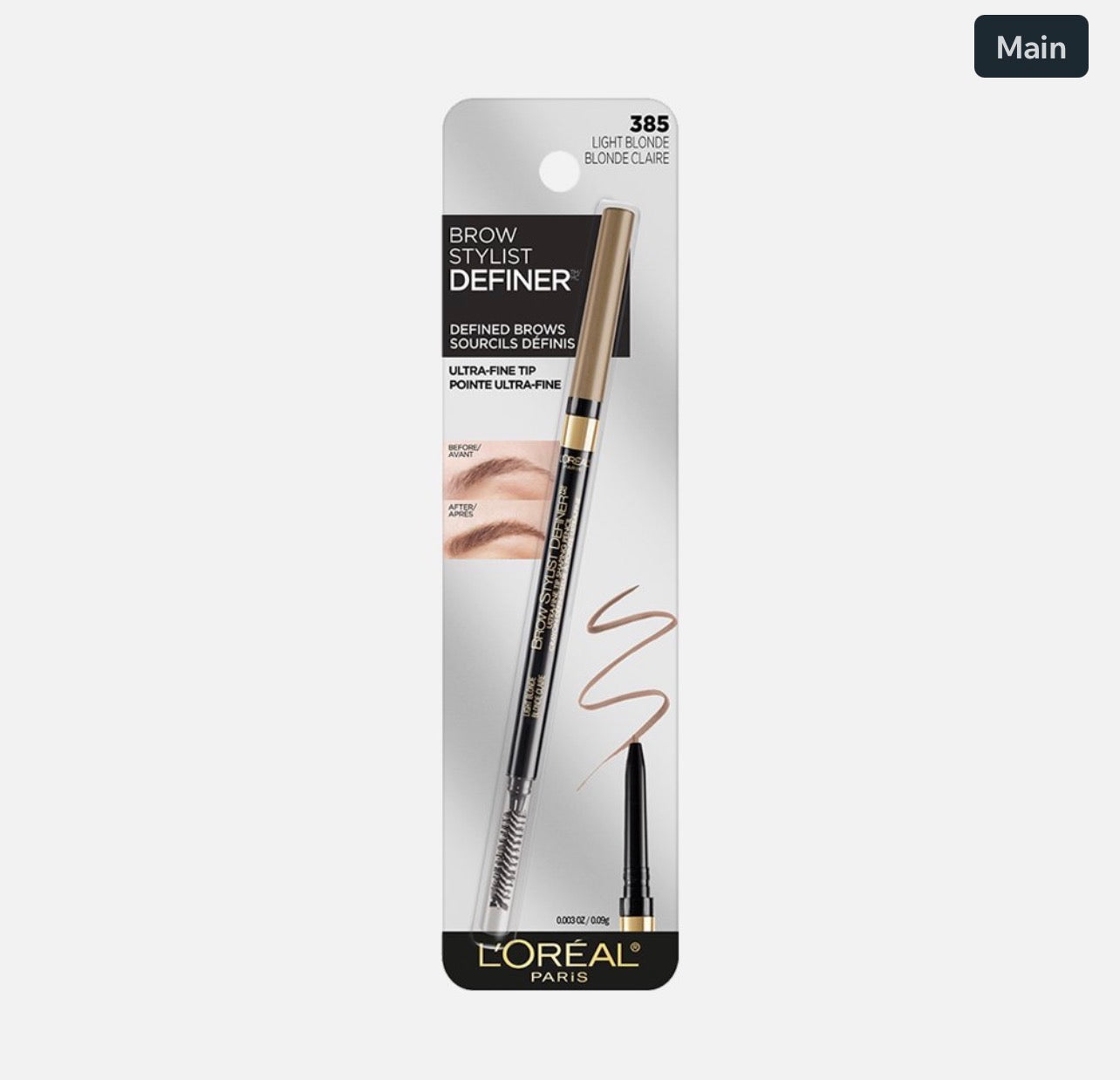 LOREAL BROW STYLIST DEFINER 385 light blonde