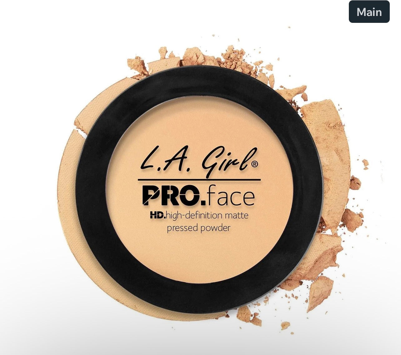 La girl Pro.Face Matte Pressed Powder GPP604 Creamy Natural