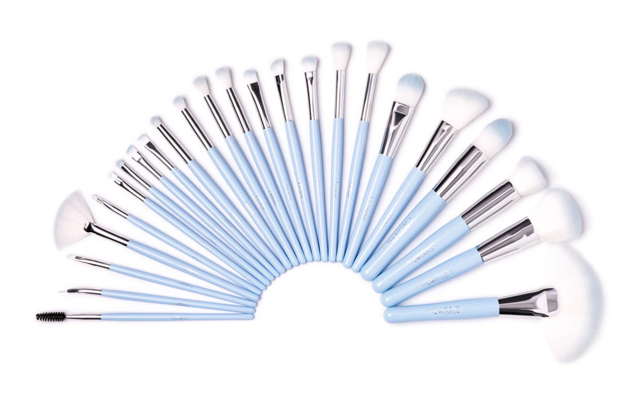 BEAUTY CREATIONS BUBBLE GUM 24PC BRUSH SET