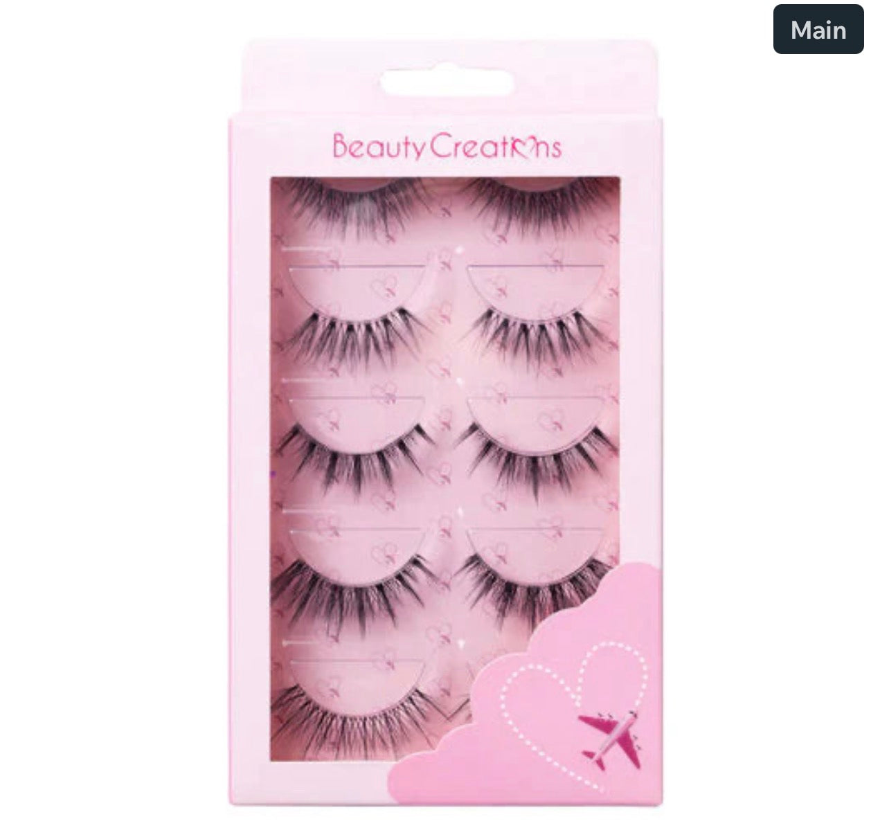 BEAUTY CREATIONS - TAKE ME SOMEWHERE - SOFT SILK LASHES SET OF (1SET)